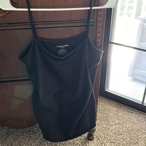 Liz Lange Maternity for target black 95% cotton/5% spandex camisole/tank top. M